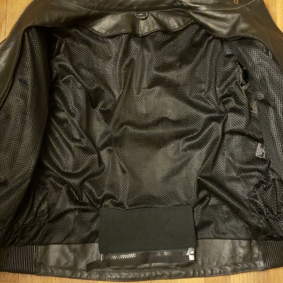 Leather Motorcycle Riding Jacket - Picture 3 of 7